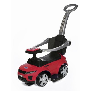 Каталка детская Babycare Sport car (с родительской ручкой) кожаное сиденье, резиновые колеса New