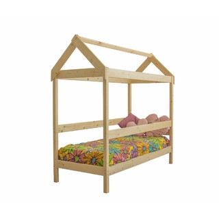 Детская деревянная кровать Домик